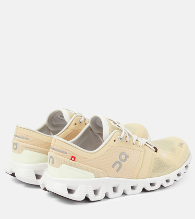 Shop On Cloud X3 Sneakers In Yellow