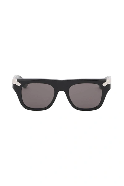 Shop Alexander Mcqueen Punk Rivet Mask Sunglasses In Black