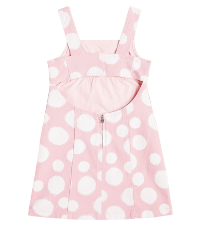 Marc Jacobs Polka Dot Cotton Dress In Pink