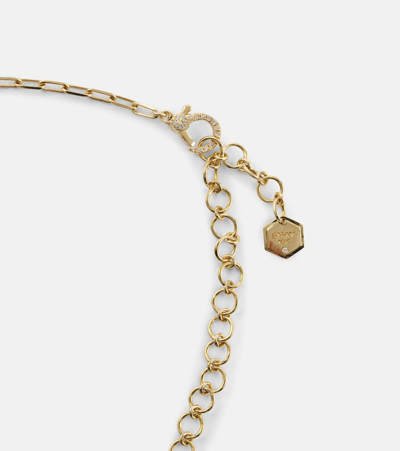 Shay Jewelry Diamond Illusion 18kt Gold Choker With Diamonds In Gold