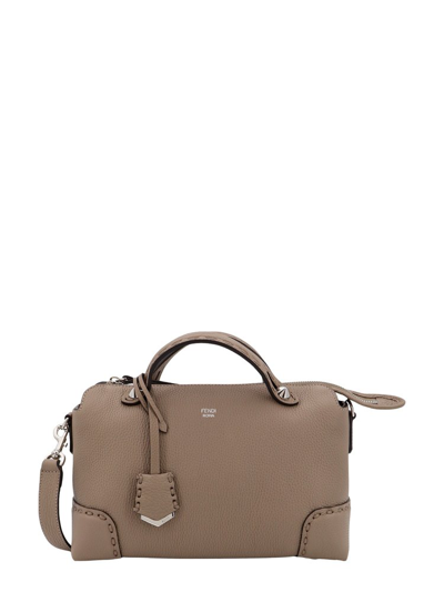 Shop Fendi By The Way Medium Top Handle Bag In Brown