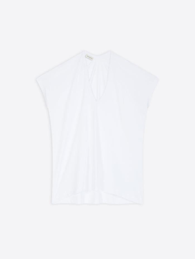 Shop Dries Van Noten 03050-hena 8600 W.k.ss.t-shirt Clothing In White