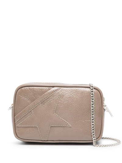 Shop Golden Goose Mini Star Bag Naplack Leather Body And Star Bags In 60150 Ash