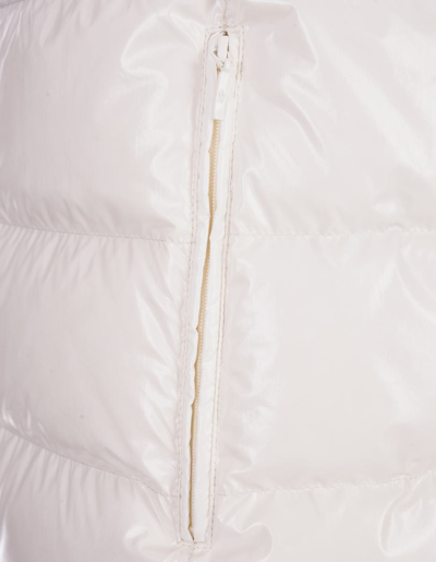 Shop Moncler Alcibia Padded Vest In White