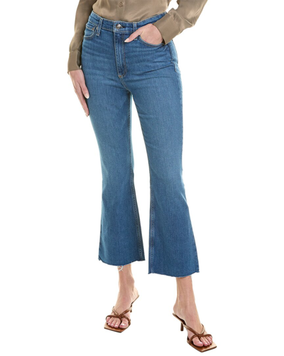 Shop Rag & Bone Casey High-rise Cindy Ankle Flare Jean In Blue