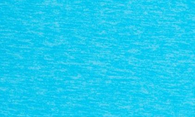 Beyond Yoga High Waist Biker Shorts In Blue Glow Heather