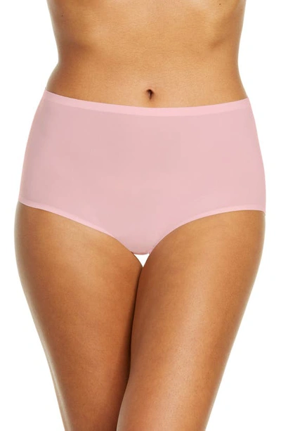 Shop Chantelle Lingerie Soft Stretch High Waist Briefs In Waterlily Pink-5k