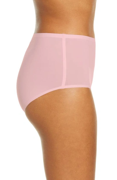 Shop Chantelle Lingerie Soft Stretch High Waist Briefs In Waterlily Pink-5k