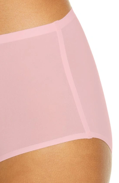 Shop Chantelle Lingerie Soft Stretch High Waist Briefs In Waterlily Pink-5k