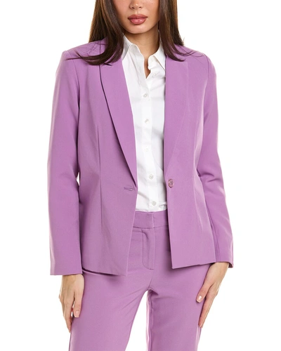 Shop Nanette Lepore Nolita Blazer In Purple