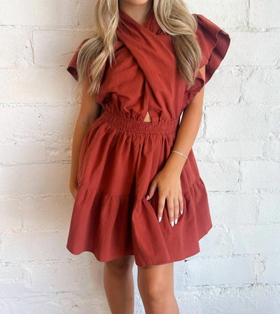 Shop Reset By Jane Natalie Mini Dress In Red