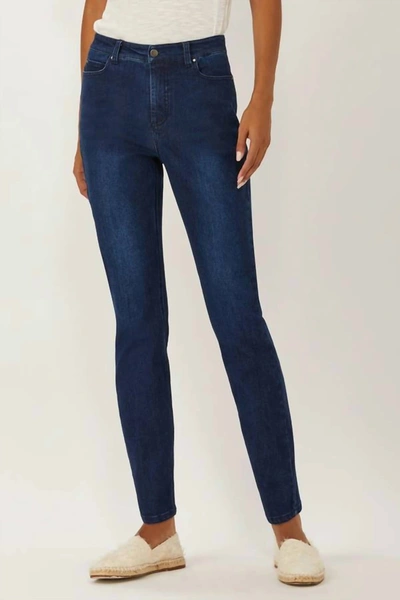 Shop Ecru The Melrose Five Pocket Slim Jean In Blue