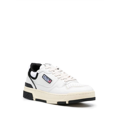 Shop Autry Action Low-top Leather Sneakers In White