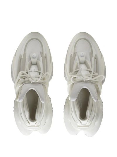 Shop Balmain Unicorn Chunky Sneakers In White