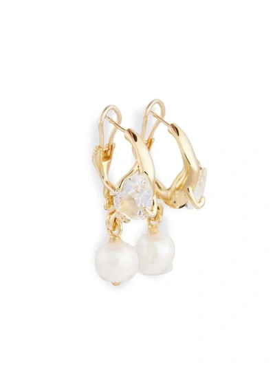Shop Ami Alexandre Mattiussi Pearl Drop Earrings In Not Applicable