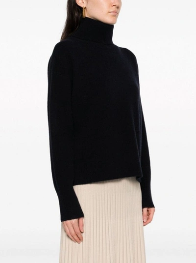 Shop Joseph Roll-neck Cashmere Jumper In Black