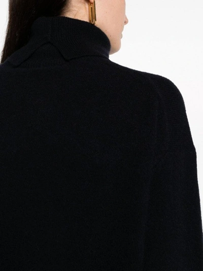Joseph Roll-neck Cashmere Jumper In Black