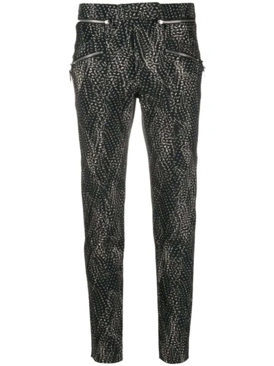 Shop Isabel Marant Izis Slim-fit Trousers In Black