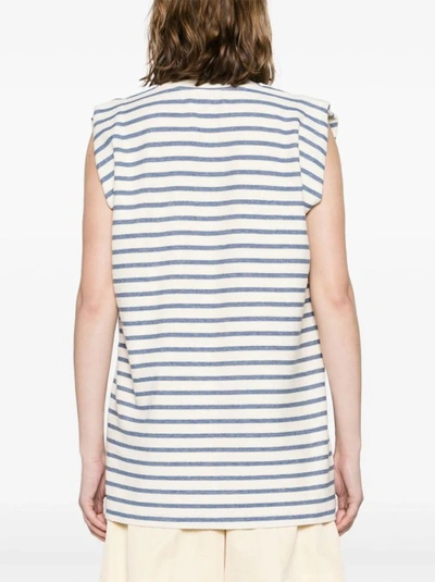 Shop Jw Anderson Grape Towelling Tank Top In White