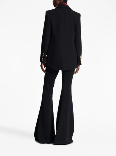 Balmain Button-fastening Double-breasted Jacket In Black