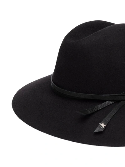 Shop Golden Goose Wide-brim Fedora In Black