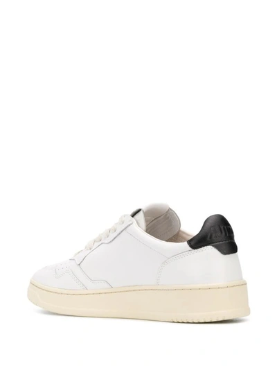 Shop Autry Multicolour Medalist Low-top Sneakers In White