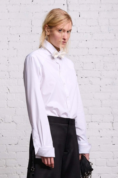 Shop R13 Button-down Long-sleeved Shirt In White