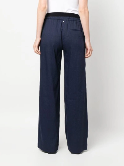 Shop Lorena Antoniazzi Wide-leg Drawstring-waist Trousers In Black