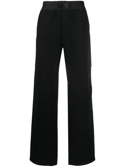 Shop Y-3 Straight-leg Cut Trousers In Black