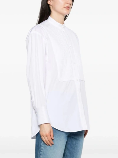 Isabel Marant Woman Shirt White Size 10 Cotton In White