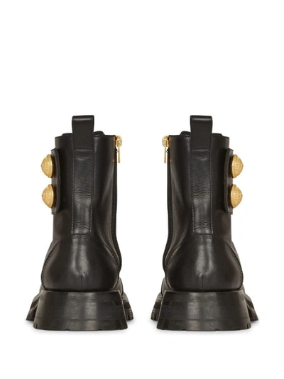 Balmain Ranger Army Boots In Black