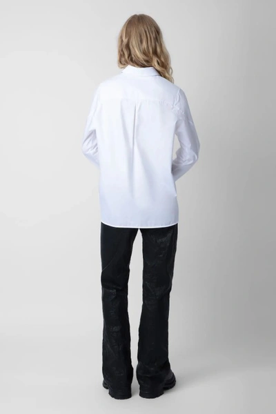 Shop Zadig & Voltaire Organic Cotton Shirt In White