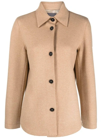 Shop Lorena Antoniazzi Single-breasted Wool-cashmere Jacket In Neutrals
