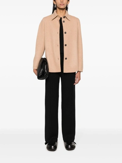 Shop Lorena Antoniazzi Single-breasted Wool-cashmere Jacket In Neutrals
