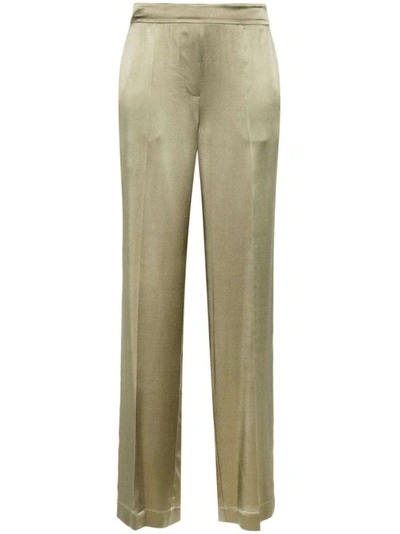 Shop Joseph Tova Silk Trousers In Neutrals