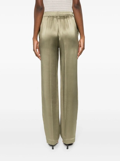 Shop Joseph Tova Silk Trousers In Neutrals