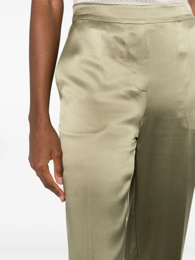 Shop Joseph Tova Silk Trousers In Neutrals
