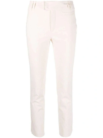 Shop Isabel Marant Mid-rise Straight Trousers In Neutrals