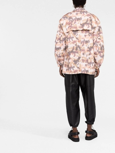 Isabel Marant Elize Camouflage-print Cotton-twill Jacket In Neutrals