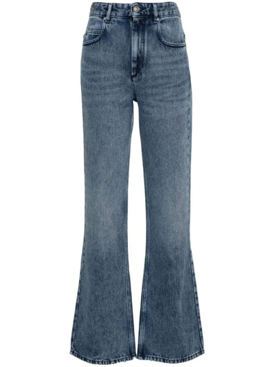 Shop Isabel Marant Belvira High-rise Bootcut Denim  Jeans In Grey