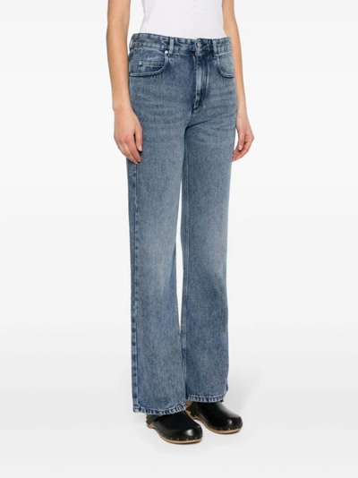 Shop Isabel Marant Belvira High-rise Bootcut Denim  Jeans In Grey
