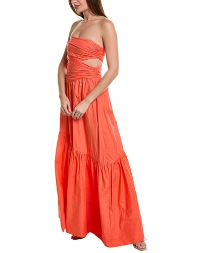 Shop A.l.c A. L.c. Lark Maxi Dress In Orange