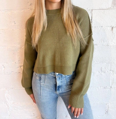 Shop Idem Ditto Bright Eyes Sweater In Green