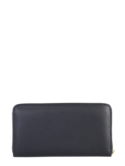 Shop Comme Des Garçons Zip-around Wallet In Black