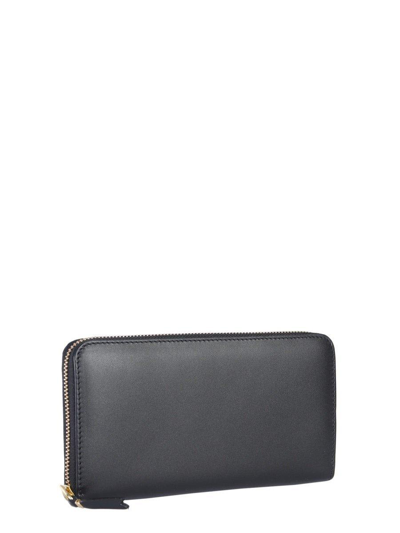Shop Comme Des Garçons Zip-around Wallet In Black