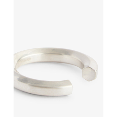 Shop Serge Denimes Men's Silver Allen Sterling-silver Ring