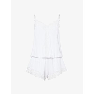 Eberjey Mariana Dreamer Romper In White