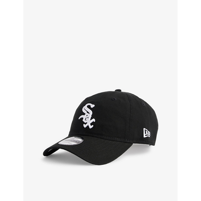 Shop New Era 9forty Chicago White Sox Cotton-twill Cap In Black