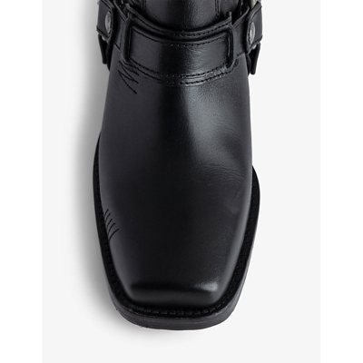 Zadig & Voltaire Igata Ankle Boots In Noir