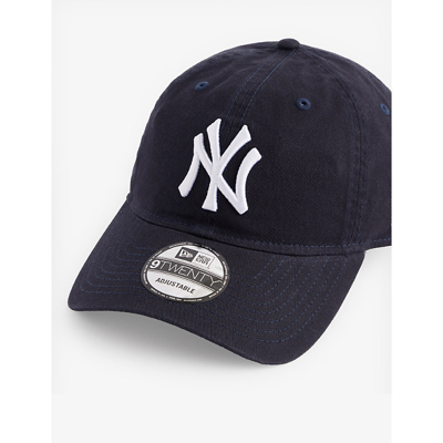 New Era Mens Navy 9forty New York Yankees Cotton-twill Cap In Navy